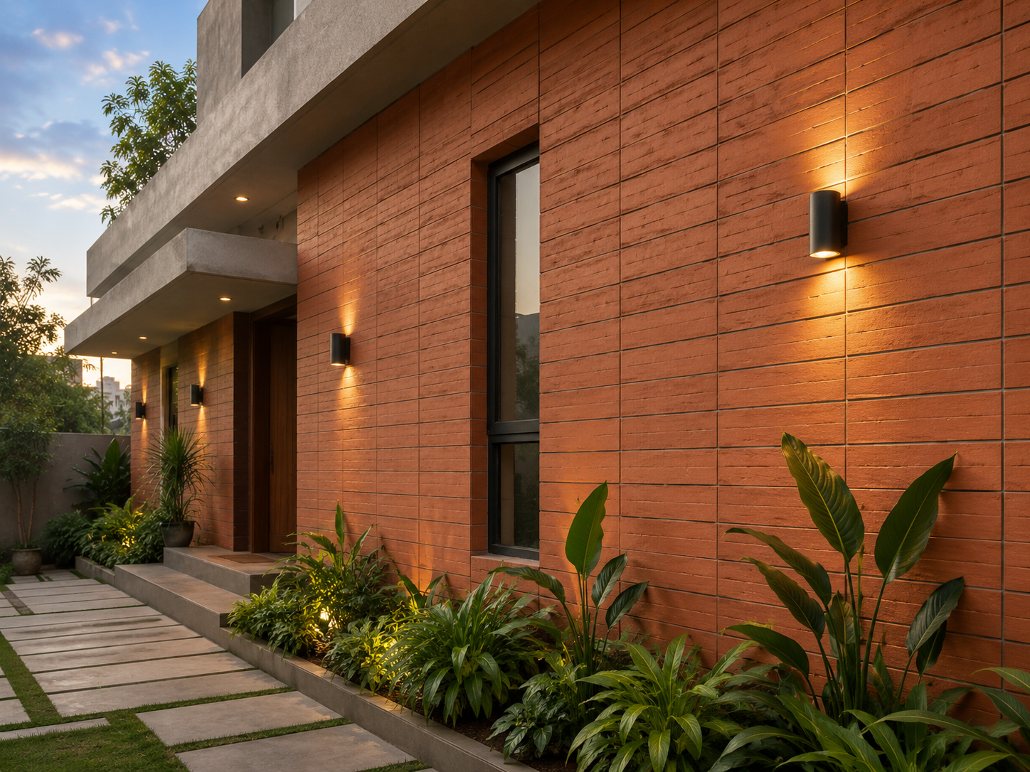 Terracotta Wall Cladding for Exterior Walls in India