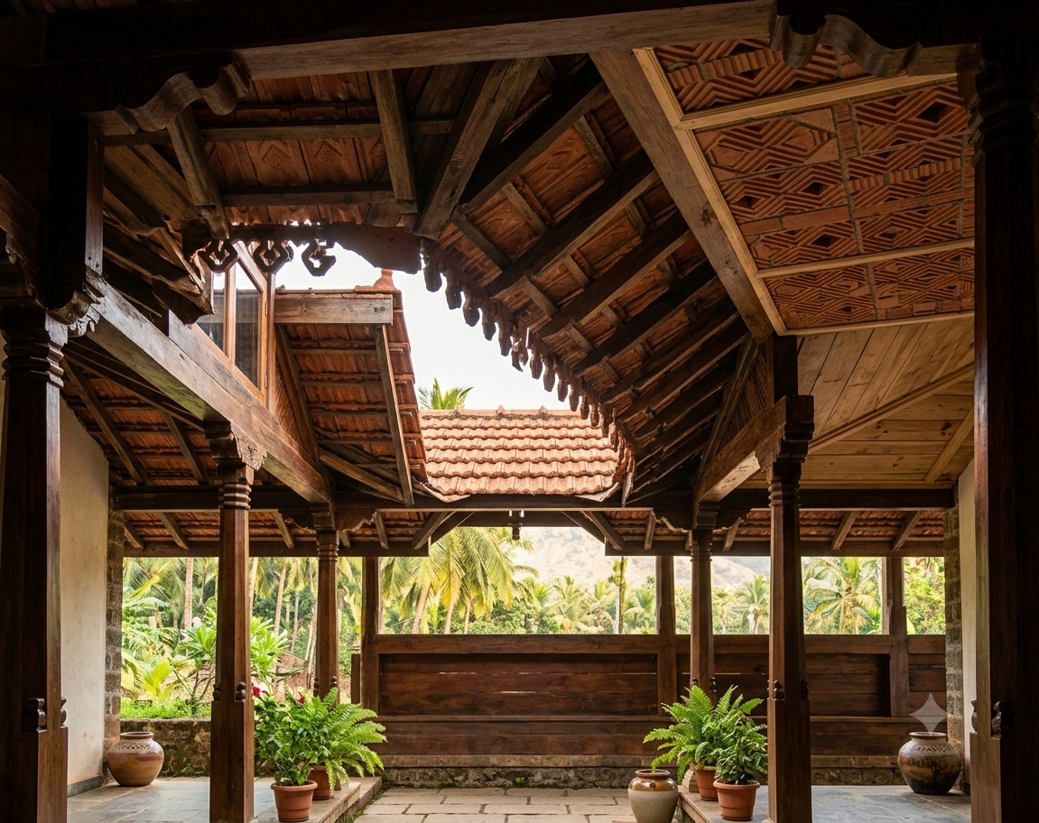 Clay Ceiling Tiles for Maharashtra's Sloped-Roof Homes