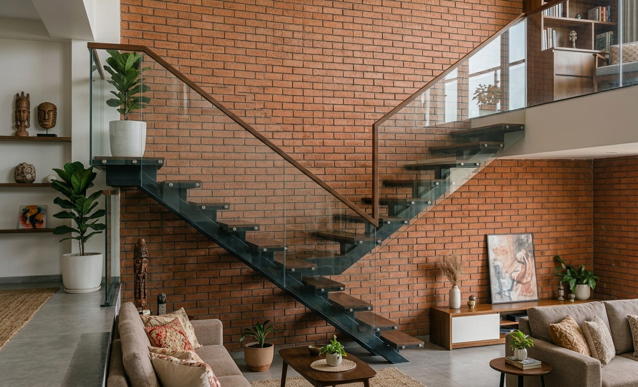 Brick Cladding for Mumbai Duplex & Penthouse Exteriors