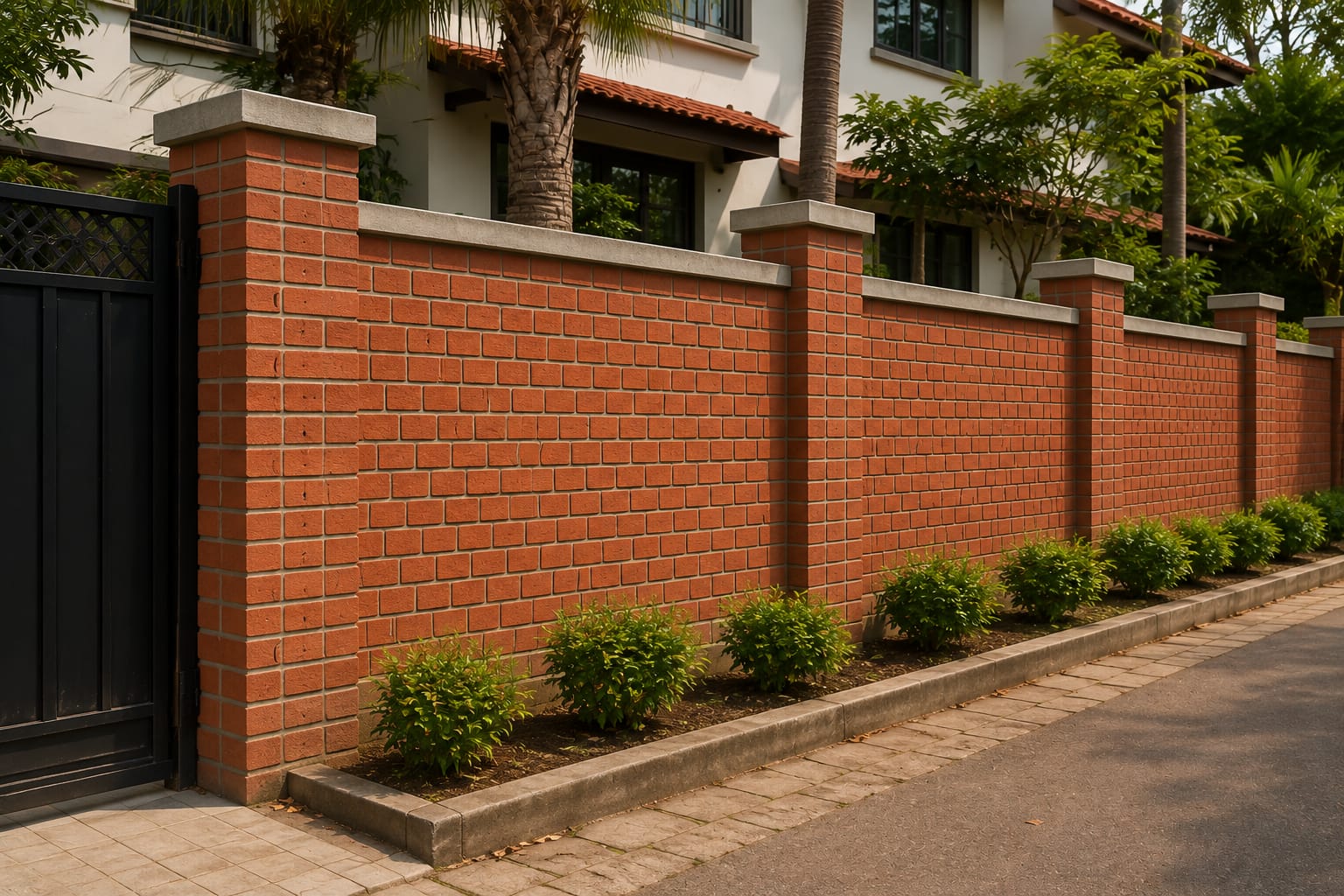 Clay Brick Compound Wall Guide for Karnataka Homes: Cost & Design