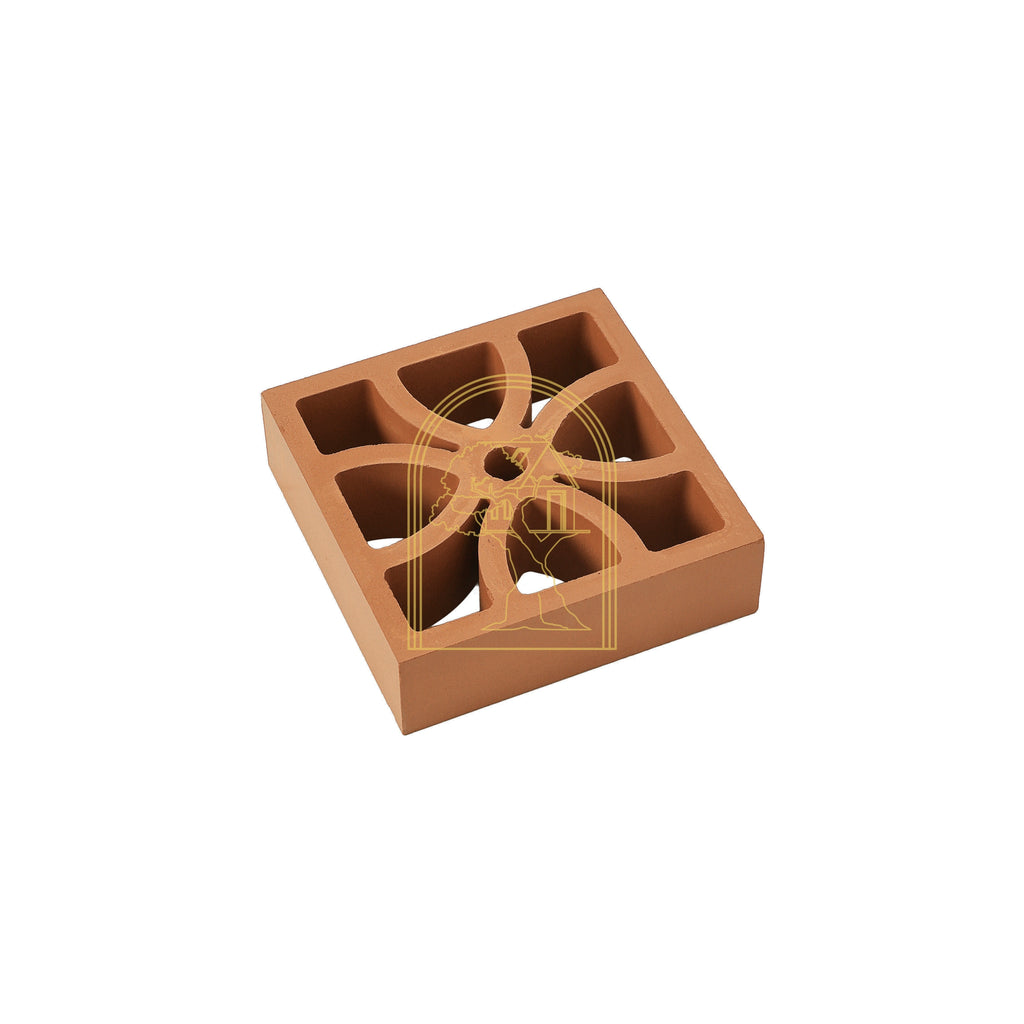 Four Petal Terracotta Jali