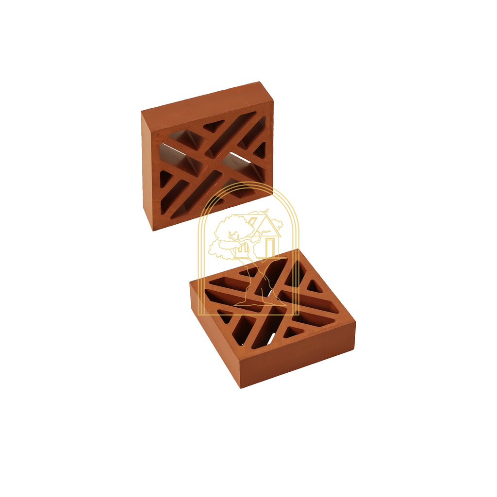 Cross Terracotta Jali