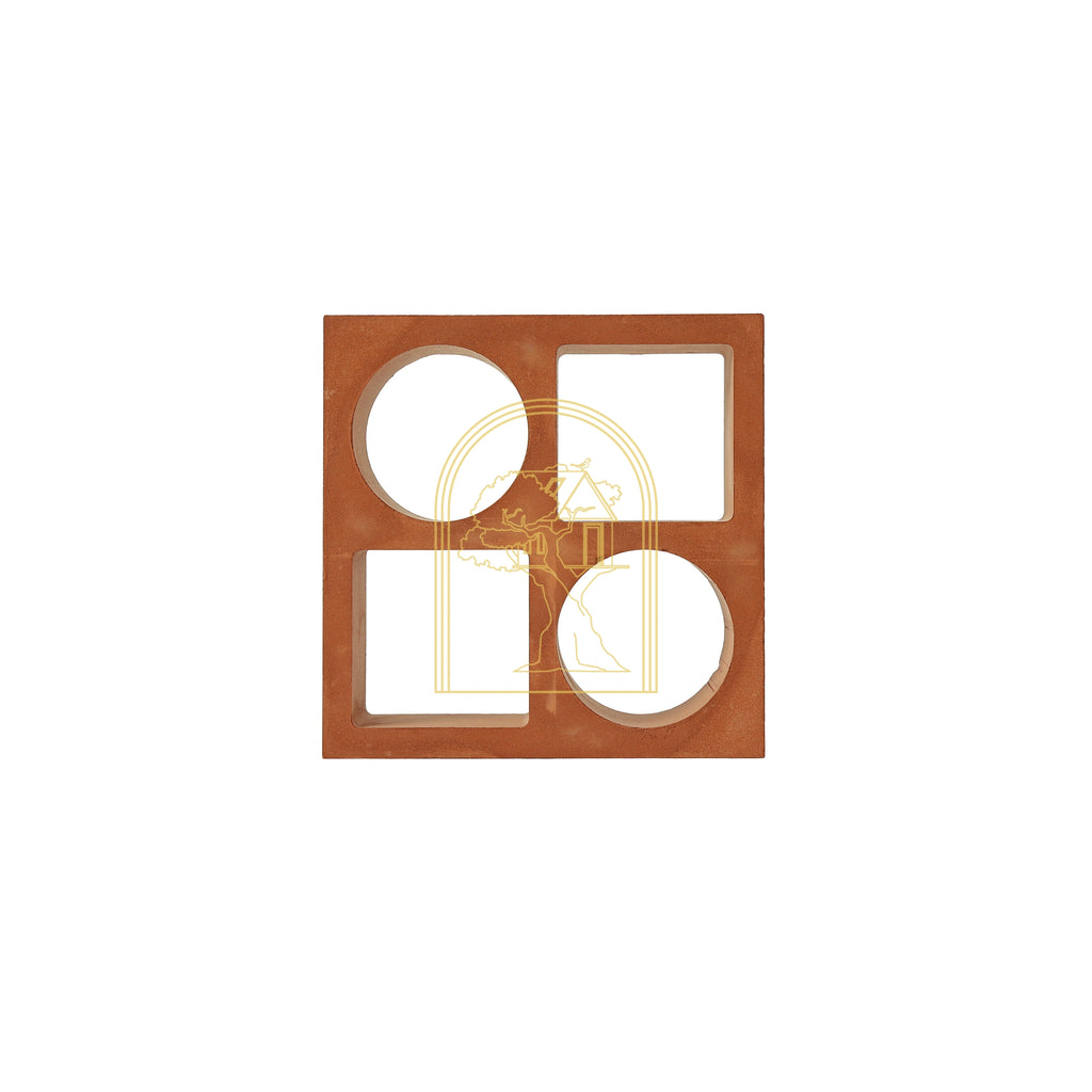 Cubic Terracotta Jali