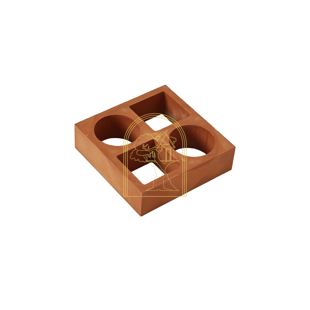 Cubic Terracotta Jali