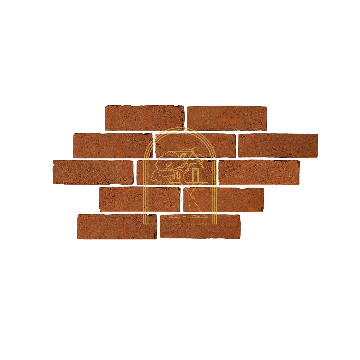 Red Rustic Brick Cladding (CBH01)